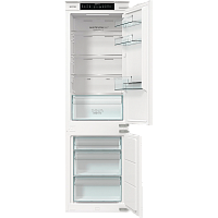 NRKI517141 Встраиваемый холодильник Gorenje/ Встраиваемый холодильник Gorenje, полезный объем 243 л, электронное управление, цифровой дисплей, NoFrost Dual, Multiflow 360, LED освещение, слайдерное крепление, инверторный компрессор, энергоэффективность А+