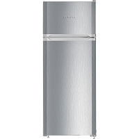 CTele2531-26001 Холодильник LIEBHERR/ 140.1x55x63, 189/44 л, ручная разморозка, верхняя морозильная камера, серебристый