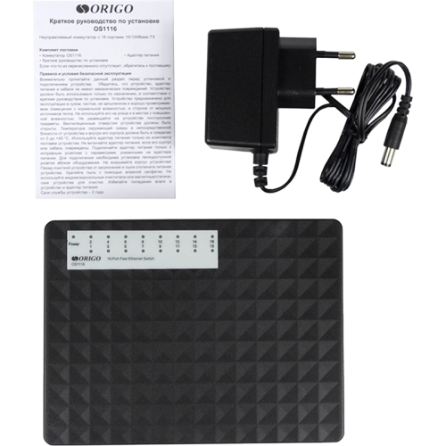 OS1116/A1A Коммутатор/ Unmanaged Switch 16x100Base-TX, plastic case фото 6 OS1116/A1A Коммутатор/ Unmanaged Switch 16x100Base-TX, plastic case фото 6