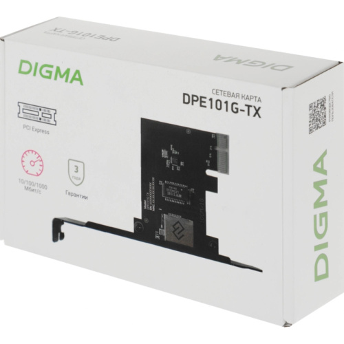 DPE101G-TX Сетевая карта Gigabit Ethernet Digma DPE101G-TX PCI Express фото 8