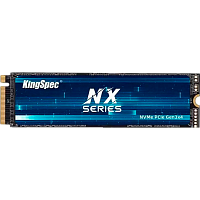 NX-2562280 Твердотельный накопитель/ Kingspec SSD NX-256 2280, 256GB, M.2(22x80mm), NVMe, PCIe 3.0 x4, 3D TLC, R/W 3200/1600MB/s, IOPs 380 000/320 000, TBW 250, DWPD 0.89 (3 года)