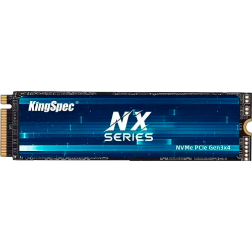 NX-5122280 Твердотельный накопитель/ Kingspec SSD NX-512 2280, 512GB, M.2(22x80mm), NVMe, PCIe 3.0 x4, 3D TLC, R/W 3400/2500MB/s, IOPs 380 000/320 000, TBW 500, DWPD 0.89 (3 года)