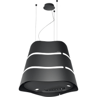 WAVEUXBLMAT/F/51-PRF0171193 Вытяжка ELICA/ Вытяжка ELICA, 51 см, потолочная, LED освещение, рециркуляция, электронное управление, 3 скорости + интенсивный режим, индикация насыщения фильтра, энергоэффективность А, цвет черный