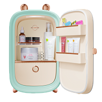 MFF43GN Мини-холодильник MAUNFELD/ Мини-холодильник MAUNFELD, ВхШхГ 460х270х270 мм, полезный объем 12.3 л, электронное управление, LED освещение, цвет мятный