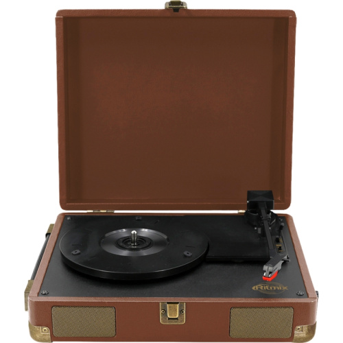 4610121110975 Проигрыватель для винила/ Виниловый проигрыватель RITMIX LP-100 Коричневая кожа фото 2 4610121110975 Проигрыватель для винила/ Виниловый проигрыватель RITMIX LP-100 Коричневая кожа фото 2