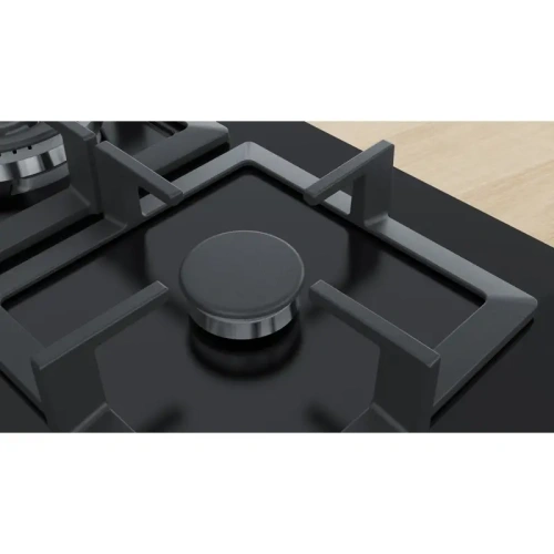 Газ,  5.8x59x52 см, WOK, закаленное стекло, независимая, черная фото 3