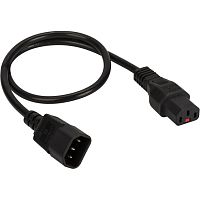 LAN-PP13L/14-2.0-BK Шнур питания Lanmaster LAN-PP13L/14-2.0-BK C13-С14 проводник.:3x0.75мм2 2м 220В 10А черный