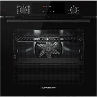 HF609B Встраиваемый духовой шкаф KUPPERSBERG/ KITCHEN RETAIL / Встраиваемый духовой шкаф KUPPERSBERG, High-Tech, объем 80 л, 10 режимов работы, телескопические направляющие, цифровой таймер, 2 стекла в дверце, утапливаемые переключатели, энергоэффективнос