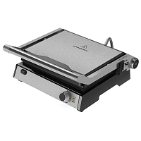 MF-1324S Гриль электрический MAUNFELD/ Гриль электрический MAUNFELD MF-1324S, мощность 2000 Вт, регулировка температуры, регулировка степени поджаривания, антипригарное покрытие, съемные панели, регулировка положения рабочей поверхности, цвет нержавеющая