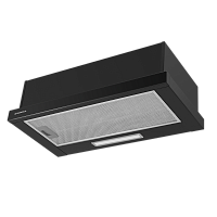 Clyde50GlassBlack Встраиваемая вытяжка MAUNFELD/ Тип: телескопическая Цвет: черный Управление: колыбельное Ширина, мм: 500 Полная потребляемая мощность, Вт: 100 Количество скоростей: 2 Максимальная производительность, м3/ч: 520 Диаметр воздуховода, мм: 12