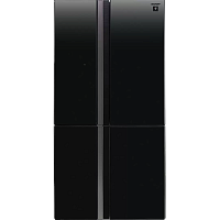 SJFS97VBK Холодильник Sharp/ Холодильник Sharp, ВхШхГ 1830х892х766 мм, цвет черный