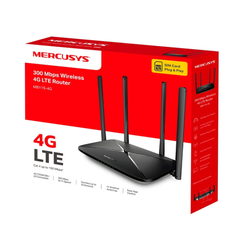 MB115-4G Маршрутизатор/ 300Mbps Wireless N 4G LTE Router фото 4 MB115-4G Маршрутизатор/ 300Mbps Wireless N 4G LTE Router фото 4