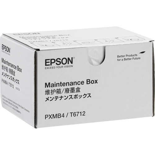 C13T671200 Емкость для отработанных чернил/ Epson Maintenance Box for WF-(R)8xxx фото 3