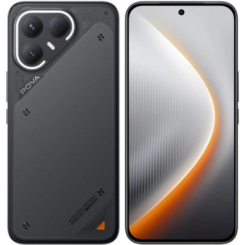 LJ8256+12GEEKBLACK Смартфон Tecno POVA 7 Pro 5G 12+256Gb черный