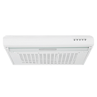 MPC60WHITE ВЫТЯЖКА MAUNFELD MPC 60 БЕЛЫЙ/ Подвесная вытяжка, 60см, 3 скорости, 430 м3/ч, LED освещение, цвет: белый, (угольный фильтр CF152A приобретается отдельно)