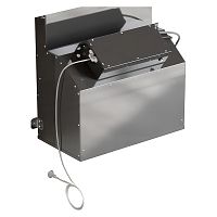 CSHN00.01P8#ZZZB490F Вытяжка FALMEC AIR WALL (моторный блок для модульной панели), настенная, электронное/сенсорное управление, светодиодное освещение Dynamic Led Light, технология бесшумной работы NRS, 4 скорости, интенсивный режим, отвод/циркуляция, мак