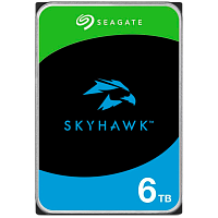 ST6000VX009 Жесткий диск/ HDD Seagate SATA3 6Tb SkyHawk Surveillance 5400 256Mb 1 year warranty