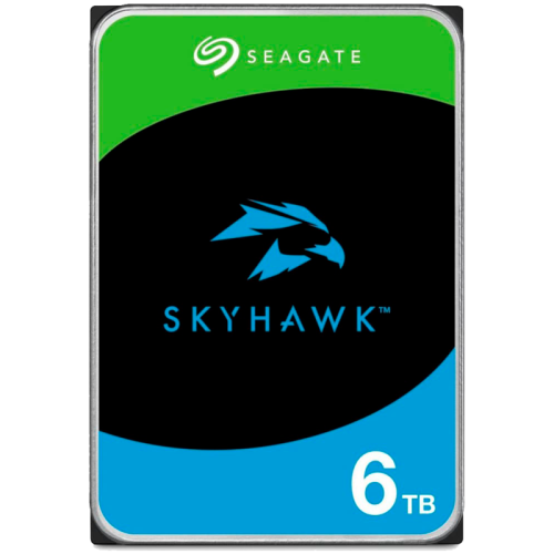 ST6000VX009 Жесткий диск/ HDD Seagate SATA3 6Tb SkyHawk Surveillance 5400 256Mb 1 year warranty