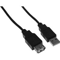 KP-AMAF-V2-3M Кабель-удлинитель KingPrice KP-AmAf-v2-3m USB A(m) USB A(f) 3м черный [KP-AMAF-V2-3M]