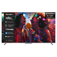 75Q75G 75", Ultra HD, QLED, Matte Screen, 330Nit, Google TV, DVB-T2/C/S2, 2.1.2ch Sound (30W + 20W SUB) Dolby Atmos, Karaoke Mode, 120Hz, 3 HDMI, 2 USB, Digital Audio Output, LAN, Composite output, Выход для наушников, 2 Pole, безрамочный дизайн, 2025