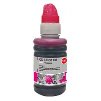 -/ Чернила Cactus CS-I-CL511M пурпурный 100мл для Canon Pixma MP240/MP250/MP260/MP270/MP480