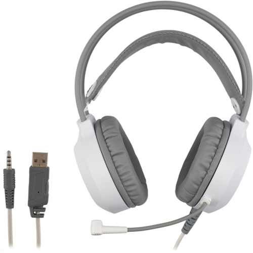 1796952 Наушники с микрофоном Oklick HS-L300G белый 2.2м мониторные оголовье (1796952) фото 12 1796952 Наушники с микрофоном Oklick HS-L300G белый 2.2м мониторные оголовье (1796952) фото 12