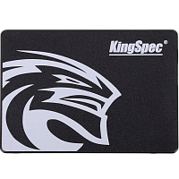 P4-120 Твердотельный накопитель/ Kingspec SSD P4-120, 120GB, 2.5" 7mm, SATA3, R/W 500/350MB/s, IOPs н.д./н.д., TBW 30, DWPD 0.23 (3 года)
