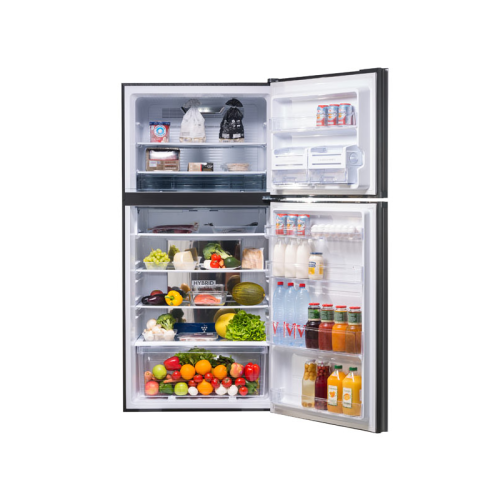 SJXG60PGBK Холодильник Sharp/ Холодильник. 187x86.5x74 см. 422 + 178 л, No Frost. A++ Черный. фото 3