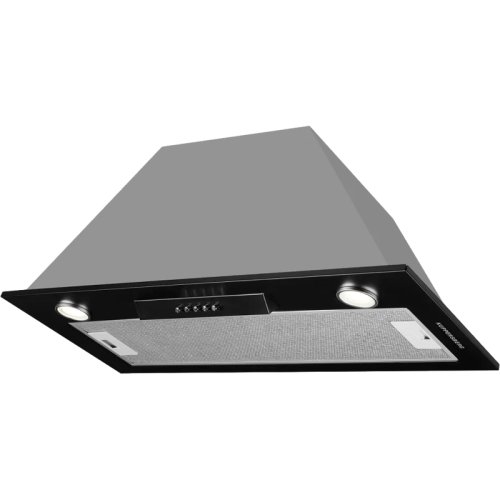 INLINEA70BX Встраиваемая вытяжка Kuppersberg/ ширина 70 см, отвод/рециркуляция, 1300 м3.ч, черный/нержавеющая сталь фото 2