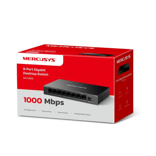 MS108GS Коммутатор/ 8-Port Gigabit Desktop Switch фото 4