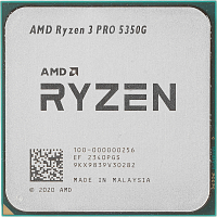 100-000000256 Процессор/ APU AM4 AMD Ryzen 3 PRO 5350G (Cezanne, 4C/8T, 4/4.2GHz, 8MB, 65W, Radeon Graphics) OEM 100-000000253 analog