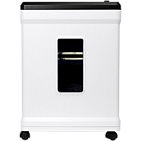 УМ26-4 Уничтожитель документов ГЕЛЕОС УМ26-4, DIN P-4 (4 ур-нь секр.), фрагмент 3,9х35мм, 14-17 лист (70г/м2), CD/пл.карты/скрепки/скобы, 26 литров