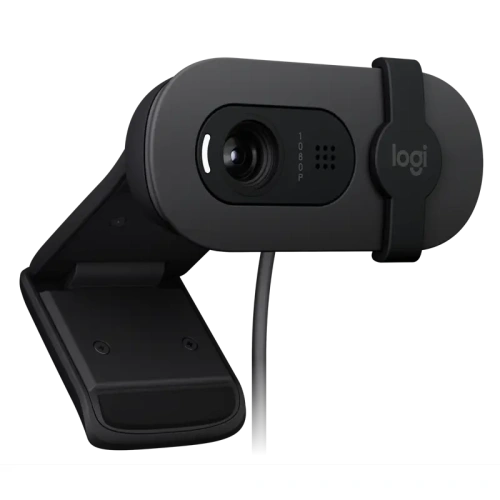 960-001585 Веб-камера/ Logitech Brio 100 Full HD webcam - GRAPHITE – USB фото 3 960-001585 Веб-камера/ Logitech Brio 100 Full HD webcam - GRAPHITE – USB фото 3