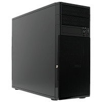 CS-W43-12C Серверный корпус/ 4-trays Workstation Chassis 2 x 5.25" drive bays 4 x 3.5" swappable HDD trays; 4-port 6 Gbps SAS/ SATA to SATA HDD; no PSU onboard (AC-PS7500 optional)