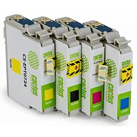 -/ Картридж струйный Cactus CS-EPT0735 T0735 черный/голубой/пурпурный/желтый набор (45.6мл) для Epson S