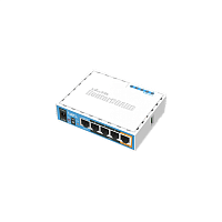 RB952Ui-5ac2nD Маршрутизатор/ hAP ac lite Dual-Concurrent 2.4/5GHz AP, 802.11ac, Five Ethernet ports, PoE-out on port 5, USB for 3G/4G support