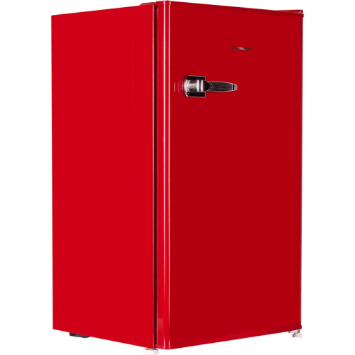 MFF83RR Холодильник MAUNFELD/ Холодильник MAUNFELD, ВхШхГ 831х474х447мм, объем 92 л, морозильная камера внутри, ретро стиль, механическое управление, ручная разморозка, энергоэффективность А+, цвет красный фото 4