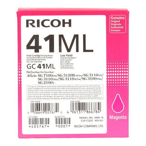 405767 GC 41ML Print Cartridge Magenta фото 3 405767 GC 41ML Print Cartridge Magenta фото 3
