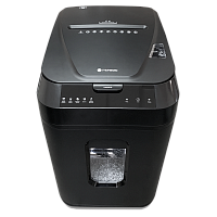 АП40 Уничтожитель документов ГЕЛЕОС АП40-4, DIN P-4 (4 ур-нь секр.), фрагмент 3,9х12мм, АВТОПОДАЧА 180 лист (70г/м2), пл.карты/скрепки/скобы, 37 литров