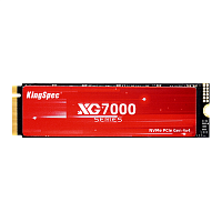 XG7000-2TB2280 Твердотельный накопитель/ Kingspec SSD XG7000 2280, 2048GB, M.2(22x80mm), NVMe, PCIe 4.0 x4, 3D NAND, R/W 7400/6400MB/s, IOPs 700 000/600 000, TBW 1200, DWPD 0.89, with Heat Sink (3 года)