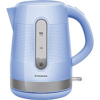 MGK-631BL Чайник MAUNFELD/ Чайник MAUNFELD MGK-631BL, мощность 2200 Вт, объем 1.7 л, закрытая спираль, индикация включения, фильтр от накипи, цвет голубой