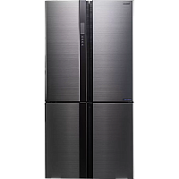 SJ-EX98FSL Холодильник Sharp/ 183x89.2x77.1 см, объем камер 394+211, No Frost, морозильная камера снизу, серебристый