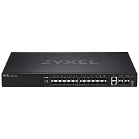 XGS2220-30F-EU0101F Коммутатор/ Zyxel XGS2220-30F L3 Access switch , rack 19", 24xSFP, 2xRJ-45: 1/2.5/5/10G, 4xSFP+, standalone/cloud management