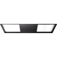 CSKI20.E0P2#ZZZN400F Встраиваемая вытяжка FALMEC SKEMA 120 BLACK, серия Design+, 125 см, потолочная, пульт ДУ в комплекте, электронное управление, светодиодное освещение Dynamic Led Light, периметральное всасывание, 3 скорости, отвод/циркуляция, интенсивн