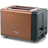 TAT4P429 Тостер Bosch/ Тостер, DesignLine, 2 отделения, цвет коричневый/черный