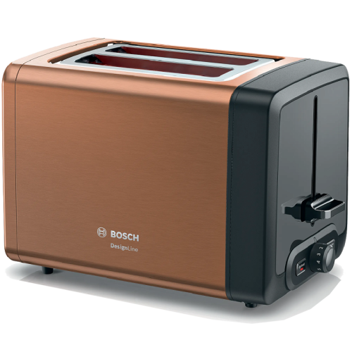 TAT4P429 Тостер Bosch/ Тостер, DesignLine, 2 отделения, цвет коричневый/черный