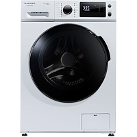 MFWM1586WH Стиральная машина MAUNFELD/ Отдельностоящая стиральная машина с инверторным мотором, Количество режимов стирки: 15, Управление: электронное c LCD дисплеем, Максимальная загрузка белья для стирки, кг: 8, Функия пара, Максимальная скорость вращен