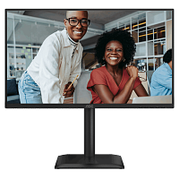 24E4U AOC 24E4U 23.8" 1920x1080, IPS, 200Hz, 80M:1, 300cd, 4 ms, HDMI 1.4, DisplayPort 1.2, 4*USB, Speakers, Height adj 150, pivot, VESA 100, 3Y, Black