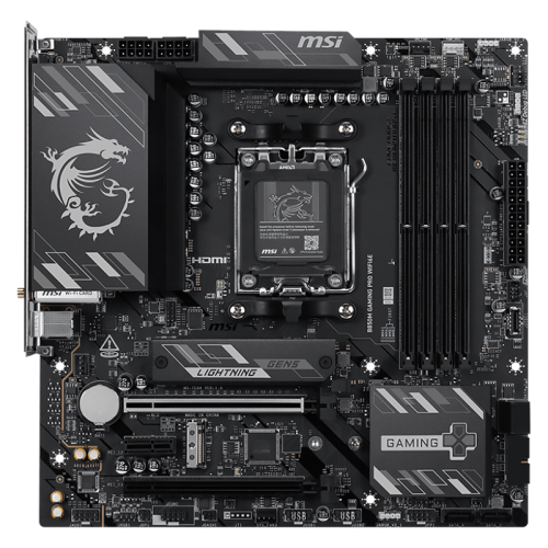 B850MGAMINGPROWIFI6E Материнская плата/ B850M GAMING PRO WIFI6E