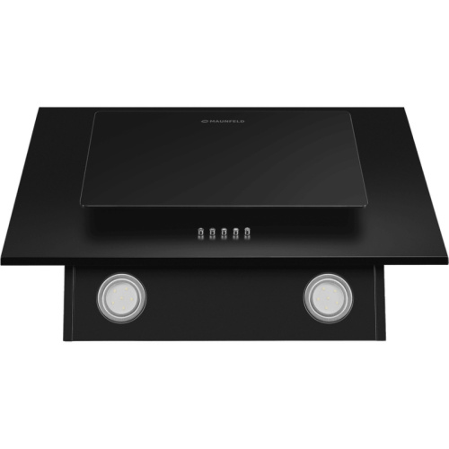 Tower60Black ВЫТЯЖКА MAUNFELD TOWER 60 ЧЕРНЫЙ/ Наклонная, 60 см, 700 м3/ч, электронное управление, черный фото 5